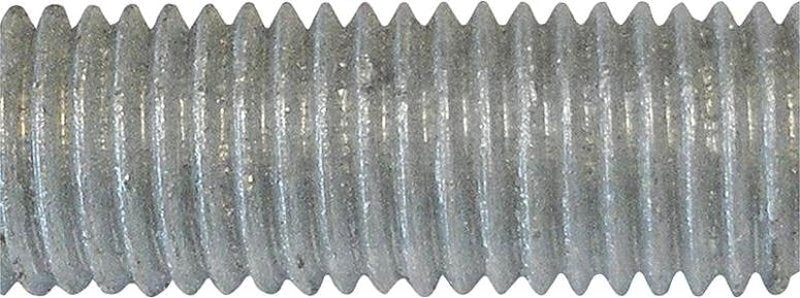 PFC 770055-BR Threaded Rod, 1/2-13 in Thread, 10 ft L, A Grade, Carbon Steel, Galvanized, NC Thread