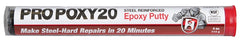 Oatey ProPoxy 20 Series 25515 Epoxy Putty, Solid, Black/White, 4 oz
