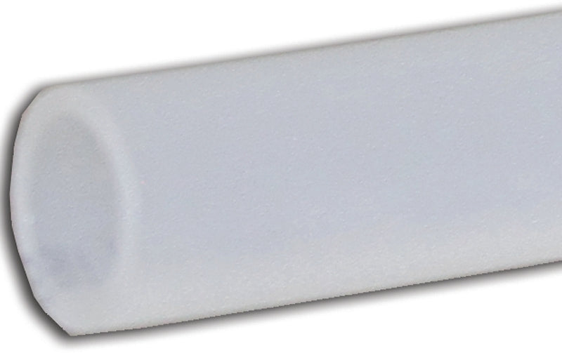 UDP T16 Series T16004002/9002P Pipe Tubing, Plastic, Translucent Milky White, 100 ft L, 5/16 in OD, 3/16 in ID