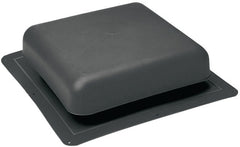Master Flow RT65WW Roof Louver, 18-1/2 in L, 18 in W, Resin, Weathered Wood