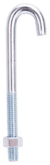ProSource LR322 J-Bolt, 5 in L, 250 lbs Working Load, Zinc