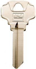 Hy-Ko 11010SC4D Key Blank, Brass, Nickel, For: Schlage Cabinet, House Locks and Padlocks