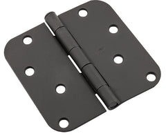 National Hardware 512 Series N830-429 Door Butt Hinge, 4 in H Frame Leaf, 0.08 ga Thick Frame Leaf, Steel, Removable Pin