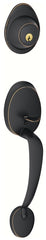 Schlage Barcelona Series JH58BAR716 Combination Lockset, Mechanical Lock, Handleset Grip Only Handle, Aged Bronze, No