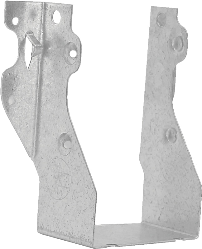 MiTek JUS26-2 Slant Joist Hanger, 5-1/4 in H, 2 in D, 3-1/8 in W, 2 in L x 6 to 8 in H, Steel, Galvanized, Face Mounting