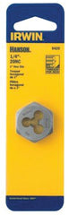 Irwin 9423 Machine Screw Die, 1/4-28 Thread, NF Thread, Right Hand Thread, HCS