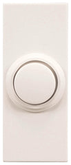 Heath Zenith SL-7393-02 Pushbutton, Round, Wireless, Plastic, White