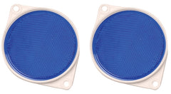 Hy-Ko CDRF-3B Carded Reflector, 9.63 in L Post, Blue Reflector