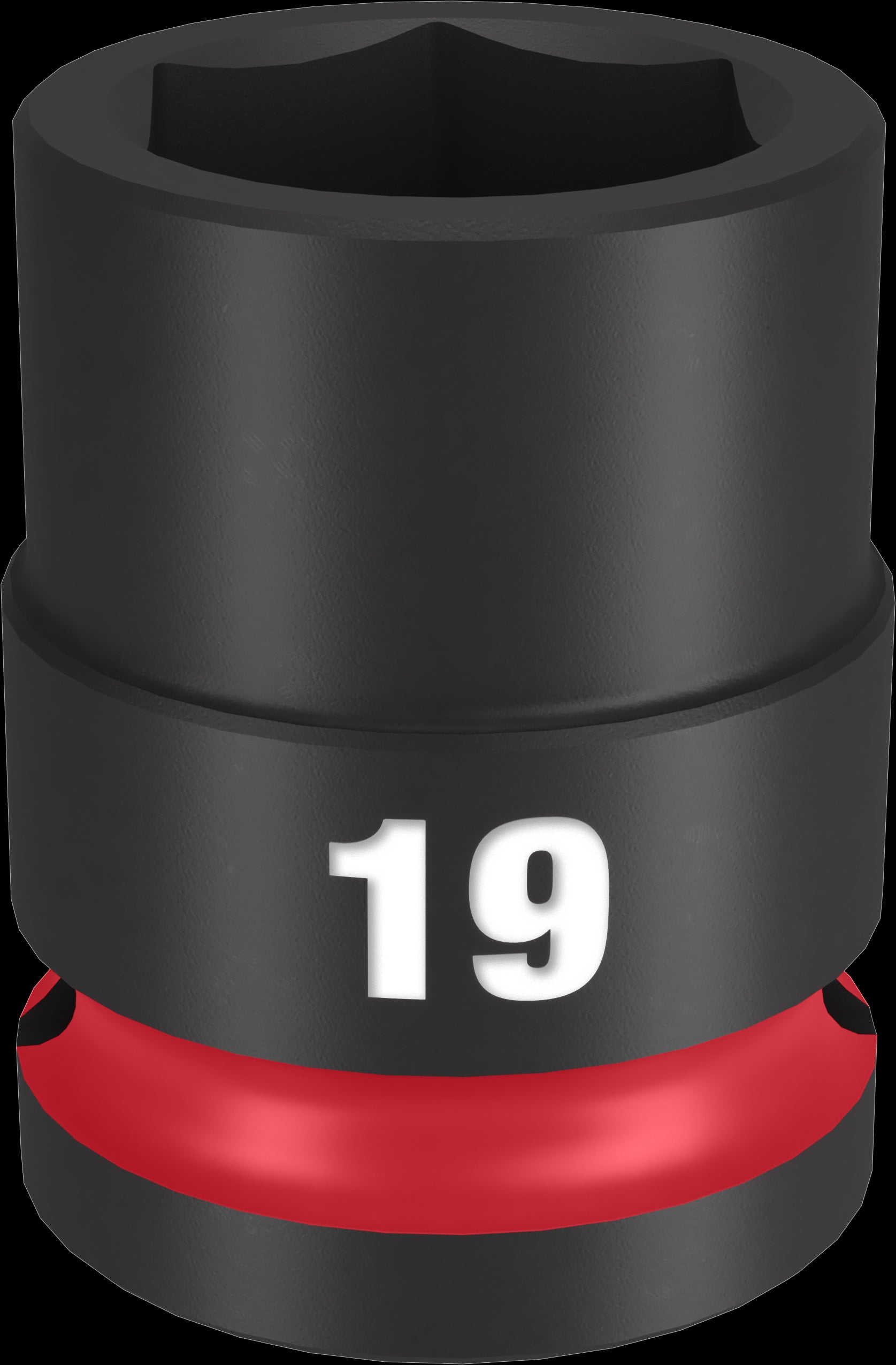 Milwaukee SHOCKWAVE Impact Duty Series 49-66-6251 Shallow Impact Socket, 19 mm Socket, 1/2 in Drive, Square Drive