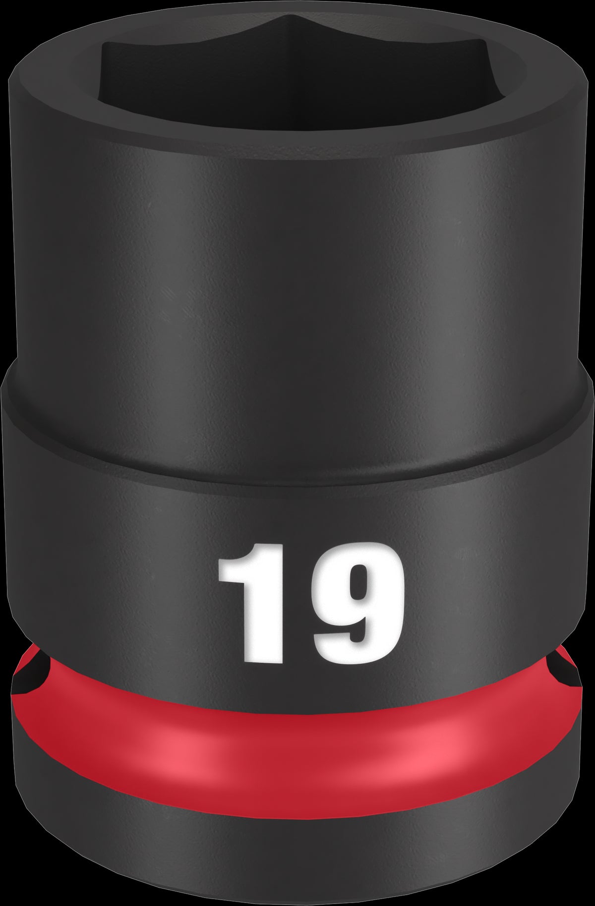 Milwaukee SHOCKWAVE Impact Duty Series 49-66-6251 Shallow Impact Socket, 19 mm Socket, 1/2 in Drive, Square Drive