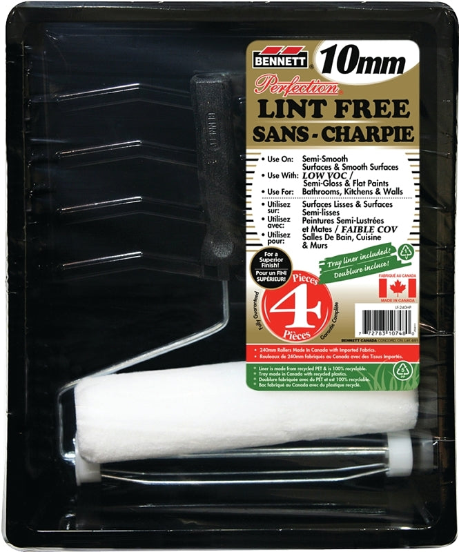 BENNETT LF-240HP Paint Roller Set, Plastic, 4-Piece