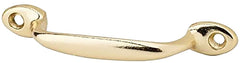 Schlage 25A3 Screen Door Pull, Aluminum, Brass
