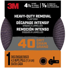 DISC FLAP HVY DUTY 4.5IN 40GRT