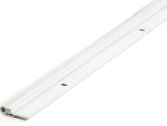 M-D 69938 Jamb Weatherstrip Kit, 7/8 in W, 1/4 in Thick, Aluminum/Vinyl, White
