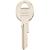 Hy-Ko 11010B47 Key Blank, Brass, Nickel, B47 Key Number