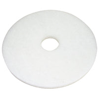 North American Paper 420514 Polishing Pad, White, For: 800 rpm Floor Machines
