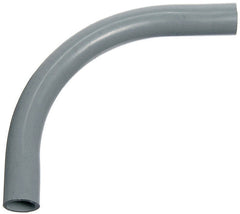 Carlon UB9AK-CAR Conduit Elbow, 90 deg Angle, 2-1/2 in Plain End, PVC, Gray
