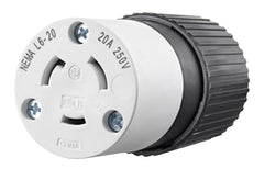 70620NCC CONN L6-20R B/W 250V