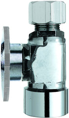 Plumb Pak PPC53-1PCLF Straight Stop Valve, 1/2 x 1/2 in Connection, FIP x OD, Quarter-Turn Actuator