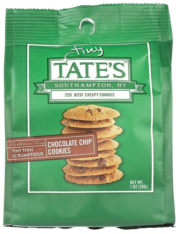 Tate's Bake Shop 1001583 Chocolate Chip Cookie, Vanilla, 1 oz, Bag