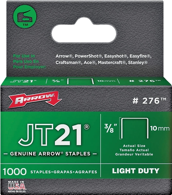 276 3/8IN ARROW STAPLES JT21