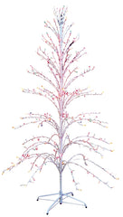 60647 TREE LED WEEPING MULTI 6