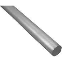 K & S 3055 Decorative Metal Rod, 1/4 in Dia, 36 in L, 1100-O Aluminum, 6061 Grade