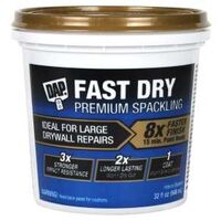 DAP 7079818441 Fast Dry Spackling, Off-White, 32 fl-oz
