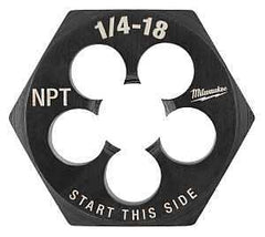 Milwaukee 49-57-5391 Threading Die, 1/4-18 Thread, NPT Thread, HCS
