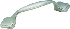 Amerock Everyday Heritage Series 253G10 Cabinet Pull, 4-3/4 in L Handle, 1 in Projection, Zinc, Satin Nickel
