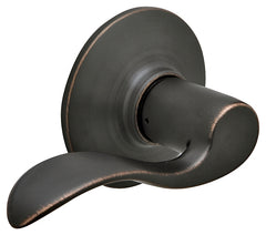 Schlage Accent Series F10V ACC 716 Passage Lever, Mechanical Lock, Aged Bronze, Lever Handle, Metal, Residential