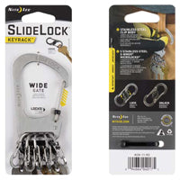 Nite Ize KCK-11-R3 Key Rack, Stainless Steel Case