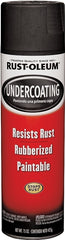 Rust-Oleum Automotive 248657 Undercoating Spray Paint, Black, 15 oz, Can