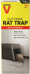 Victor M241 Electronic Rat Trap, 8-1/2 in L, 4 in W, 4.7 in H