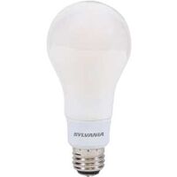 Sylvania 40778 LED Bulb, 3-Way, A21 Lamp, 100 W Equivalent, E26 Medium Lamp Base, Dimmable, Frosted, Daylight