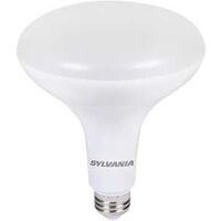 Sylvania Natural Series 40785 LED Bulb, Spotlight, BR40 Lamp, 85 W Equivalent, E26 Medium Lamp Base, Dimmable, Frosted