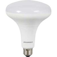 Sylvania Natural Series 40787 LED Bulb, Spotlight, BR40 Lamp, 85 W Equivalent, E26 Medium Lamp Base, Dimmable, Frosted