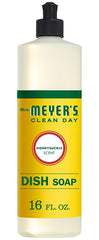 Mrs. Meyer's 17423 Dish Soap, 16 oz, Liquid, Floral, Colorless