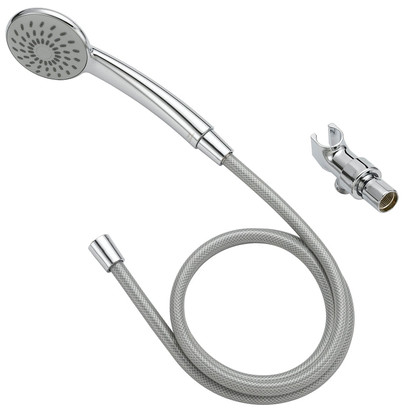Boston Harbor Hand-Held Shower Head, 1.75 (6.6) 80 gpm (L/MIN) psi, 1/2-14 NPT Connection, Threaded, PVC, Chrome