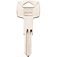 Hy-Ko 11010B61 Key Blank, Brass, Nickel, B61 Key Number