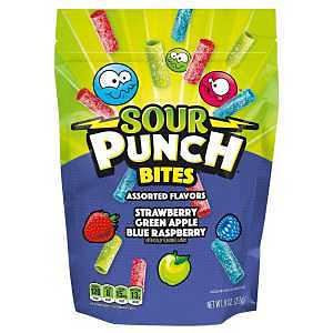 Sour Punch 716224 Punch Bite, Assorted, 54 oz