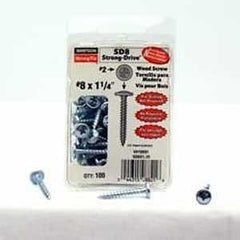Simpson Strong-Tie Strong-Drive SD8X1.25-R Screw, #8 Thread, 1-1/4 in L, Serrated Thread, Wafer Head, Phillips Drive