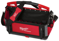 Milwaukee PACKOUT 48-22-8320 Tool Tote, 20 in W, 11 in D, 17 in H, 32-Pocket, Polyester, Red