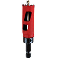 Morse MHSA Series MHSA10C Hole Saw, 5/8 in Dia, 1-15/16 in D Cutting, 3/8 in Arbor, 4/6 TPI, Bi-Metal Cutting Edge