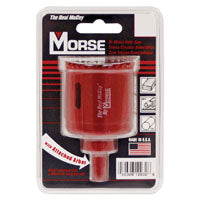 Morse MHSA Series MHSA20C/TAC20 Hole Saw, 1-1/4 in Dia, 1-15/16 in D Cutting, 3/8 in Arbor, 4/6 TPI