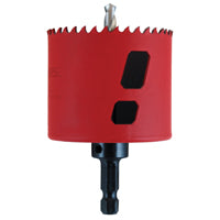 Morse MHSA Series MHSA33C/TAC33 Hole Saw, 2-1/16 in Dia, 1-15/16 in D Cutting, 3/8 in Arbor, 4/6 TPI