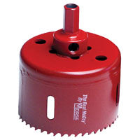 Morse MHSA Series MHSA48C Hole Saw, 3 in Dia, 1-15/16 in D Cutting, 3/8 in Arbor, 4/6 TPI, Bi-Metal Cutting Edge
