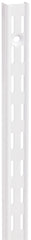 Knape & Vogt 82 WH 63 Shelf Standard, 450 lb, 14 ga Thick Material, 1-1/16 in W, 63 in H, Steel