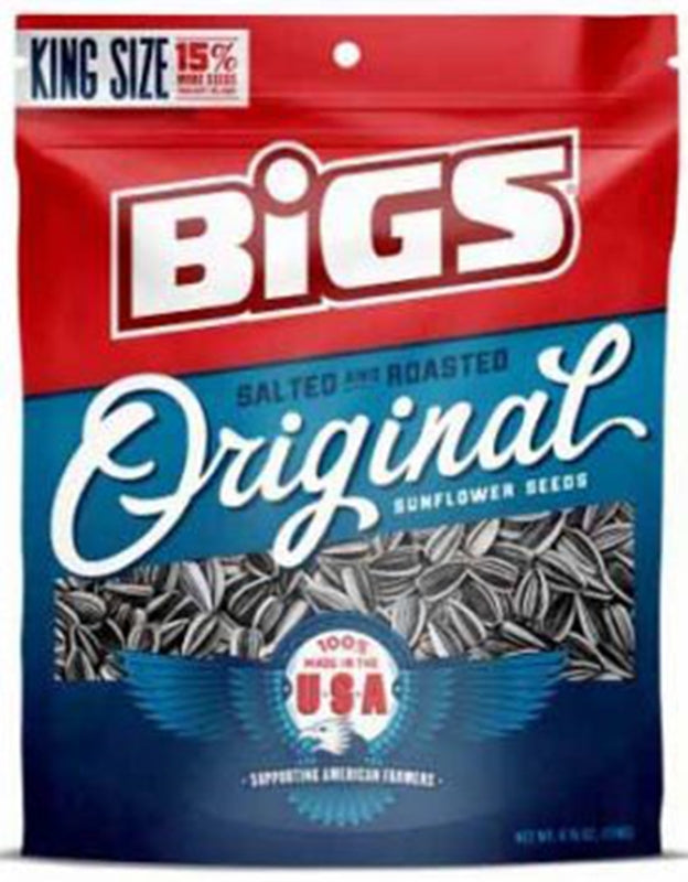 Bigs 500915 Sunflower Seed, 5.35 oz, Resealable Bag