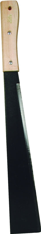 Ames 62224 Corn Knife, 21-1/2 in OAL, 15 in Blade, Steel Blade, Tempered Blade, Wood Handle